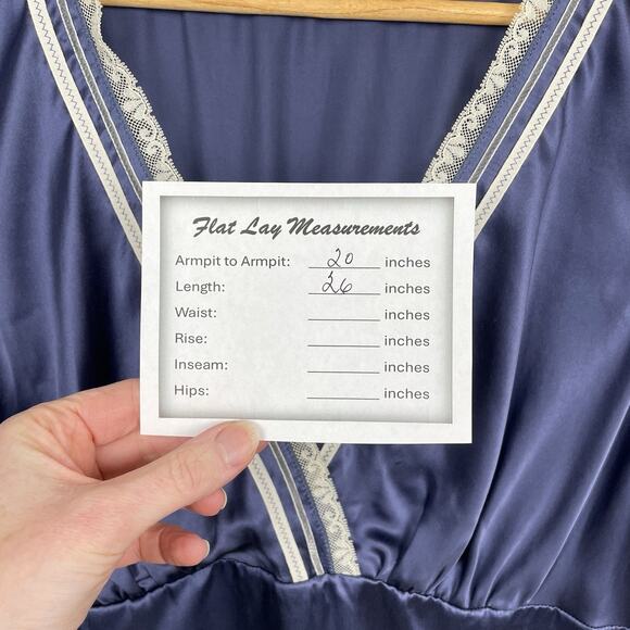 The Limited Y2K Womens Coquette Silk Babydoll Lace Trimmed Top Size XL Soft Goth - Picture 7 of 7